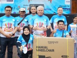 ‎Kaum Disabilitas Meriahkan Jalan Santai Kajati Sumut di Lapangan Benteng Medan‎