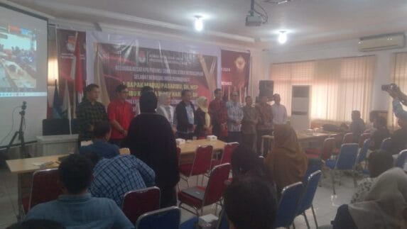 Dua Pejabat Sekretariat KPU Provsu Masuki Masa Purnabhakti