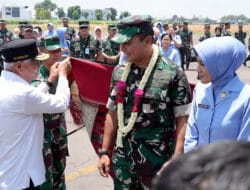 Surya Sambut Kedatangan KASAU Marsekal TNI M Tonny Harjono di Lanud Soewondo