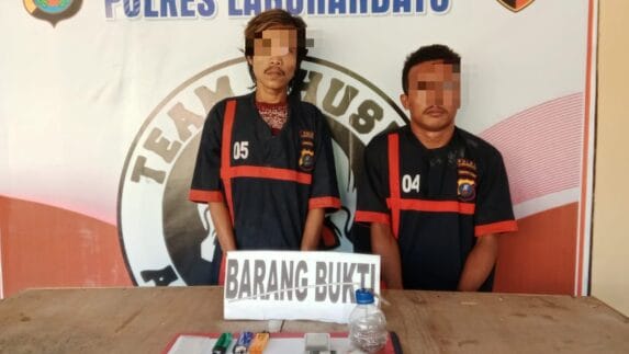 Edarkan Sabu, 2 Warga Kampung Songo Labuhanbatu Diringkus Polisi