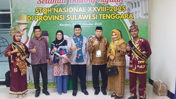 Kakanwil Kemenagsu Hadiri Pembukaan STQH Nasional XXVIII 2025 di Sultra