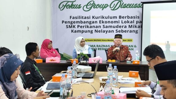 BAZNAS-Pelindo Gelar FGD Fasilitasi Kurikulum Berbasis Pengembangan Ekonomi Lokal