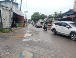 Baru Selesai Dikerjakan, Jalan Sei Mencirim Sunggal Sudah Rusak