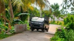 Jembatan di Gampong Suka Damai Patah, Warga Minta Instansi Terkait Segera Ditangani