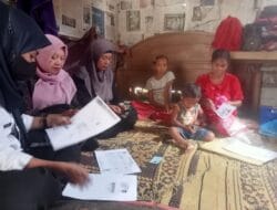 Dinsos P3A Madina Datangi Kediaman Nia Rahmadani Penderita Kista