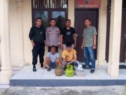 Polsek Langsa Tangkap Spesialis Pembongkar Rumah di Gampong Daulat