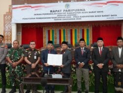 Pembahasan Rancangan KUA-PPAS APBK 2026 Ditutup, DPRK Abdya Sahkan Rp953 Miliar Lebih