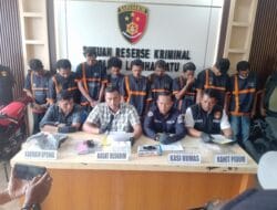 Polres Labuhanbatu Bongkar Komplotan Curanmor dan Ringkus 9 Orang Pelaku