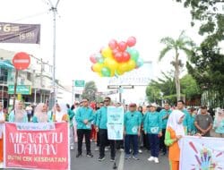 Peringati Hari Kesehatan Nasional ke – 61 tahun 2025, Pemkab Madina Gelar Jalan Santai dan CKG
