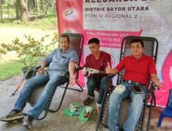 Distrik Rayon Utara PTPN lV Regional ll Gelar Donor Darah, Sebagai Wujud Nyata Sosial