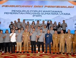 ‎Bobby Nasution Kukuhkan Forum Wartawan Pemprov: Media Perkuat Diseminasi Informasi