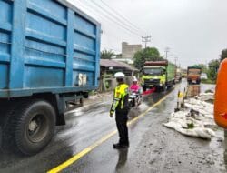 Jalinsum Labura Longsor, Polres Labuhanbatu Rekayasa Buka Tutup Jalan