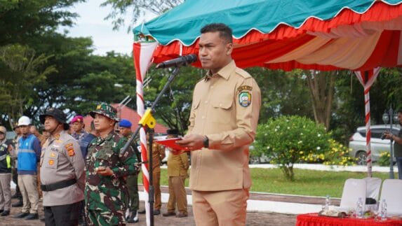 Bupati Safaruddin Jadi Irup Apel Kesiapan Tanggap Darurat Bencana