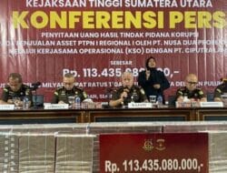 Lagi, Kejati Sumut Sita Duit Rp113 Miliar dari Perkara Penjualan Aset PTPN I