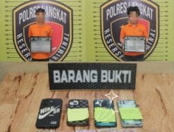 Polisi Ciduk Dua Pemuda Diduga Lakukan Pemerasan di Sebuah Kafe di Stabat