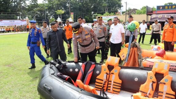 Polres Labuhanbatu Gelar Apel Kesiapan Tanggap Darurat Bencana
