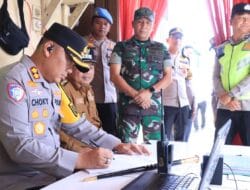 Kapolres Labuhanbatu dan Forkopimda Cek Pos Pengamanan Natal dan Tahun Baru