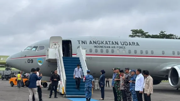 Singgah di Medan, Gibran Lanjutkan Perjalanan Menuju Gayo Lues Aceh