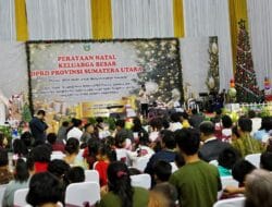 Gubsu Hadiri Perayaan Natal Keluarga Besar DPRD Sumut