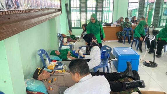 Polres Aceh Selatan Berpartisipasi Gelar Donor Darah Hari Juang TNI
