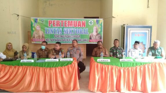 Kapolsek Barumun Tengah Hadiri Kegiatan Mini Lintas Sektoral Tingkat Kecamatan