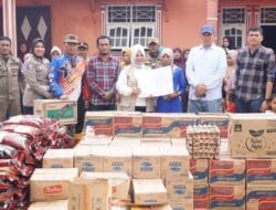 Pemkab Langkat Salurkan Bantuan Warga Terdampak Banjir di Salahaji Pematang Jaya