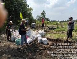 Masyarakat Desa Bintang Meriah Mohon Perbaikan Tanggul kepada Bupati Deli Serdang
