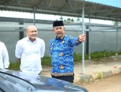 Akhir Tahun Rampung, Bupati Madina Tinjau Pembangunan Los Pasar Baru