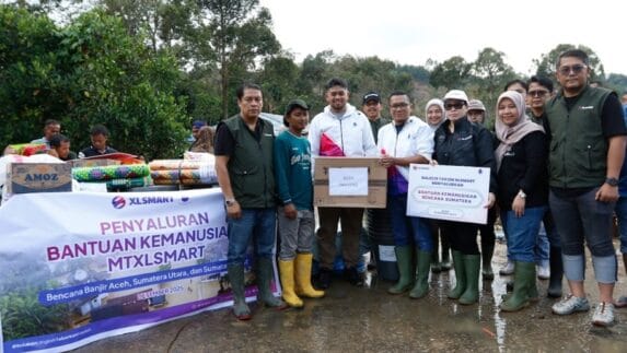 Karyawan XLSMART Salurkan Donasi ke Sumut, Sumbar hingga Pelosok Aceh