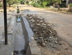 Bangunan Dreinase yang Ambruk Dilakukan Perbaikan