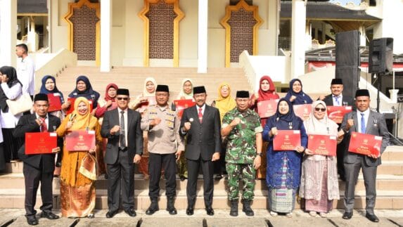 Bupati Madina Pimpin Upacara HAB ke-80 Kementerian Agama