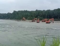 Warga Bahorok Resah, Terdampak Aktivitas Galian C Dialiran Sungai Wampu