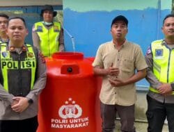 Polantas dan Satlantas Polres Aceh Selatan Bangun Sumur Bor untuk Warga Trumon Tengah