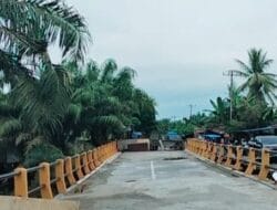 Kontraktor Pastikan Perbaikan Jembatan Titi Panjang di Langkat
