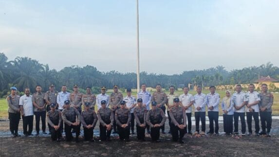 Tradisi Penyambutan Bintara Remaja 2026, Wakapolres Pimpin Apel di Mapolres Palas