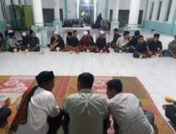 Warga Kota Bahagia Aceh Selatan Gelar Yasinan dan Doa Bersama