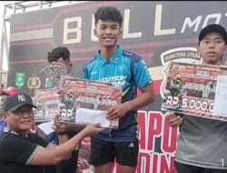 Hadiah Motocross Grass Track Sinunukan 2026 Trophy Kapolres Madina Diserahkan