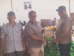 Warga Desa Tandihat Tapsel Gembira Terima Bantuan PD FSP RTMM SPSI Sumut
