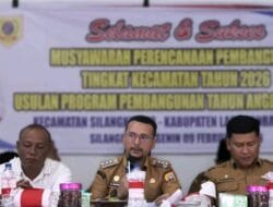 Bupati Labusel Buka Musrenbang Kecamatan Silangkitang di Aula Kantor Camat