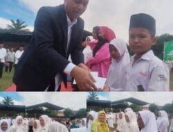Kemenag dan DWP Palas Santuni Guru Mengaji Hingga Siswa Kurang Mampu