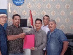 Taufik Zas Mendaftar Sebagai Bacalon Ketua PWI Aceh Selatan Didampingi Pendukungnya