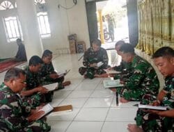 Bulan Penuh Berkah, Personel Kodim 0107/Aceh Selatan Perbanyak Ibadah dan Tadarus Al-Qur’an