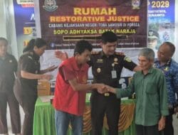 ‎Kejati Sumut Pulihkan Konflik Keluarga di Porsea -Toba‎