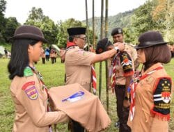 Sekda Madina Buka Jambore Cabang Pramuka Penggalang Tingkat Kabupaten
