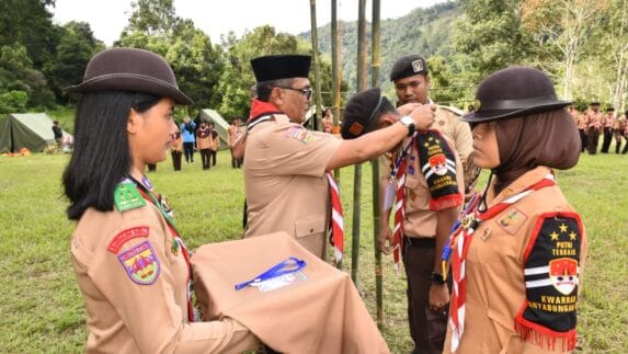 Sekda Madina Buka Jambore Cabang Pramuka Penggalang Tingkat Kabupaten