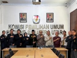 Sambangi KPU, DPW Partai Ummat Sumut Sampaikan Kepengurusan Baru