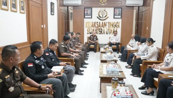 Kanwil Pemasyarakatan Sumut dan Bapas Medan Temui Kajati, Bahas Penguatan Koordinasi