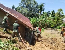 Hujan Deras Landa Aceh Selatan, Satu Rumah Warga di Tapaktuan Tertimbun Longsor
