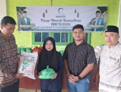 Majelis Amal Sosial PD Al Washliyah Tebing Tinggi Gelar Pasar Murah Sambut Idul Fitri