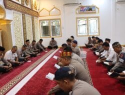 Polres Aceh Selatan Gelar Sholat Ghaib dan Doa Bersama untuk Almarhum Try Sutrisno